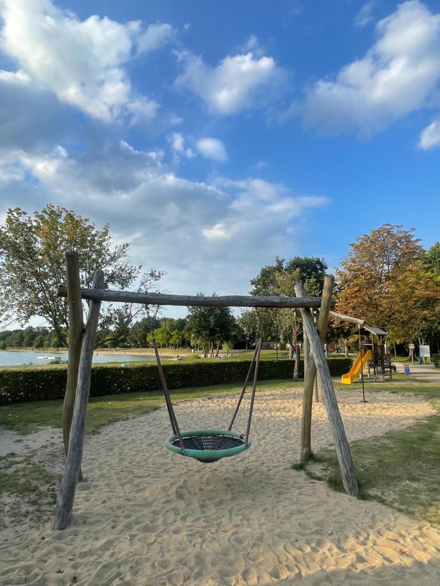 Gruener Bungalow Am Kiebitzsee Villa Falkenburg Dış mekan fotoğraf