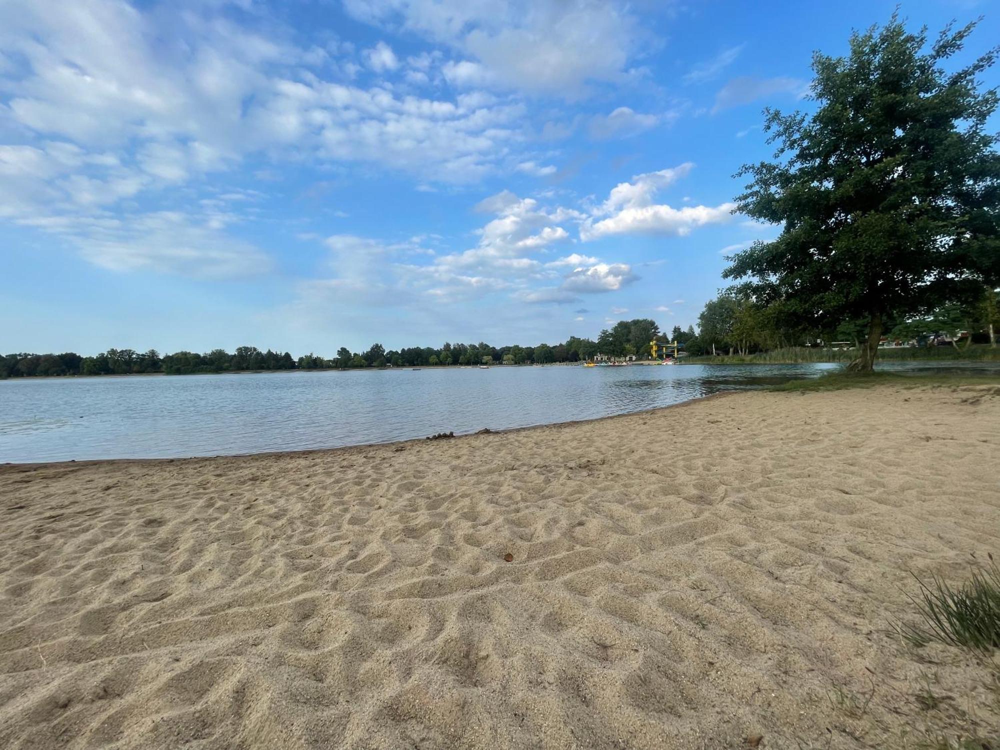 Gruener Bungalow Am Kiebitzsee Villa Falkenburg Dış mekan fotoğraf