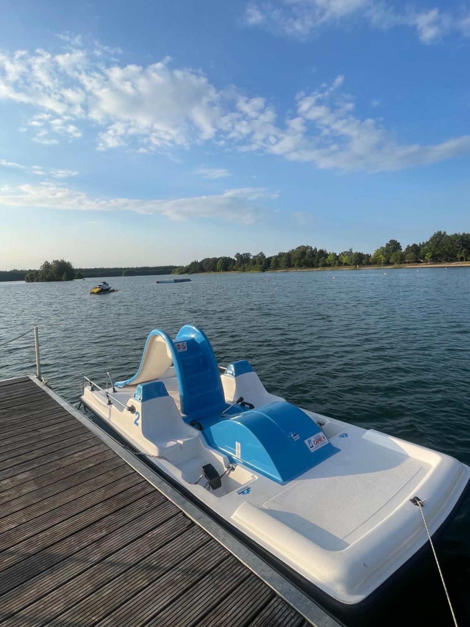 Gruener Bungalow Am Kiebitzsee Villa Falkenburg Dış mekan fotoğraf