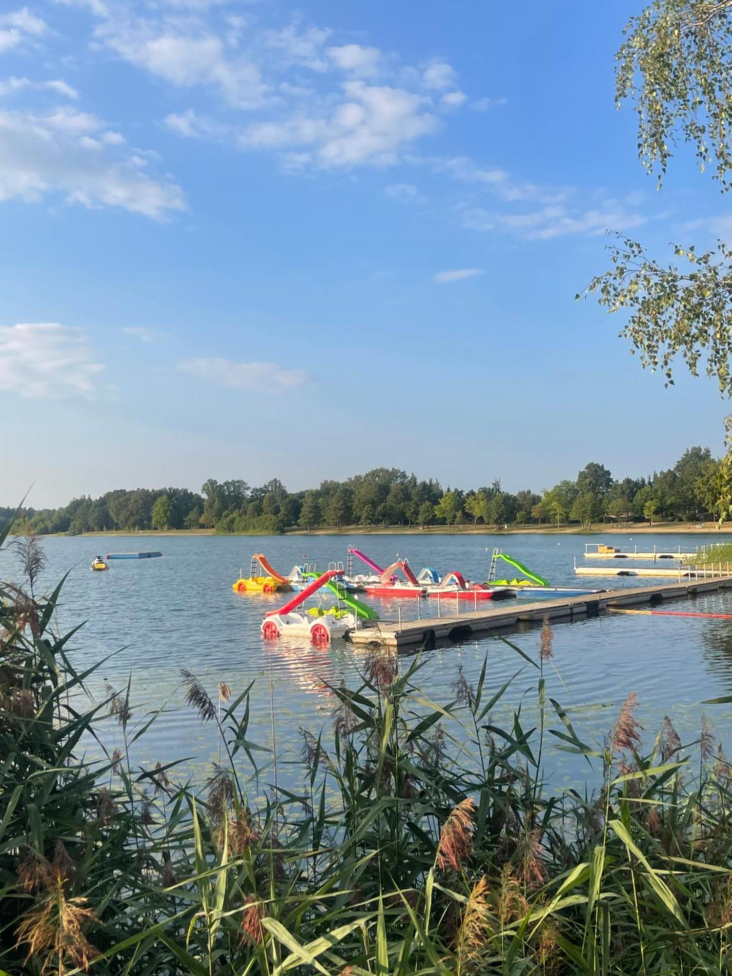 Gruener Bungalow Am Kiebitzsee Villa Falkenburg Dış mekan fotoğraf