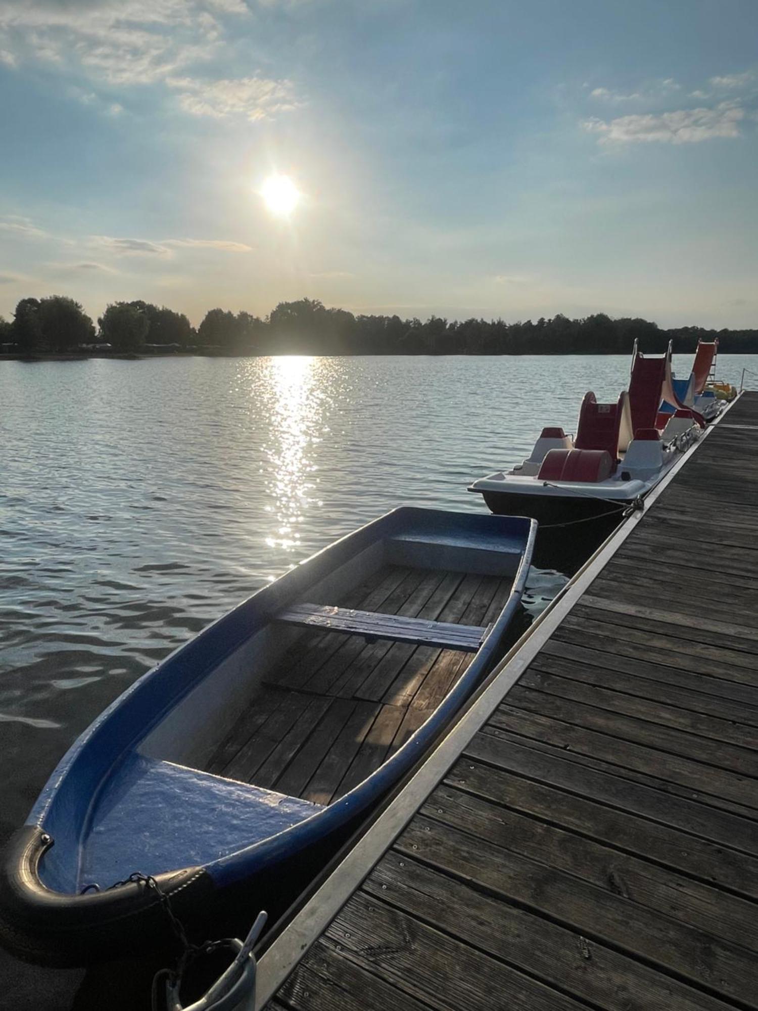 Gruener Bungalow Am Kiebitzsee Villa Falkenburg Dış mekan fotoğraf